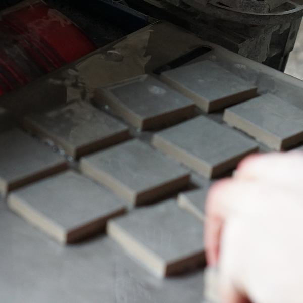 Mosaikmatte Fertigungsprozess
